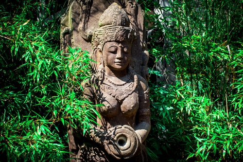 tuinposter Boeddha in jungle